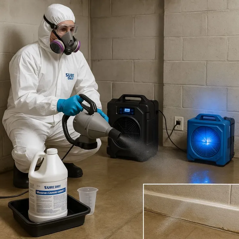 Sanitization and Odor Removal process in Colchester, CT